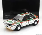 LANCIA  DELTA HF INTEGRALE 4WD (night version) TEAM LANCIA TOTIP N 1 WINNER RALLY TARGA FLORIO 1987 DARIO CERRATO - GIUSEPPE CERRI  WHITE RED GREEN