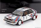 LANCIA  DELTA HF INTEGRALE 4WD TEAM MARTINI & ROSSI RACING N 3 WINNER RALLY OLYMPUS USA 1987 JUHA KANKKUNEN - JUHA PIIRONEN  WHITE RED BLUE
