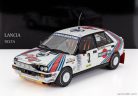 LANCIA  DELTA HF INTEGRALE 4WD TEAM MARTINI RACING (night version) N 3 WINNER RALLY MONTECARLO 1988 BRUNO SABY - JEAN FRANCOIS FAUCHILLE  WHITE BLUE RED