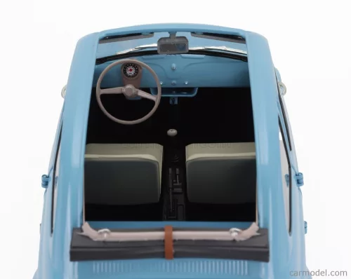 FIAT  500 D CABRIOLET OPEN 1960  CELESTE CROCIERA - LIGHT BLUE