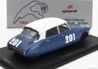 CITROEN  DS19 N 201 24h SPA 1964 GUY VERRIER - ALAIN BERTAUT  BLUE WHITE