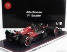 ALFA ROMEO  F1  C43 TEAM STAKE N 24 AUSTRALIAN GP 2023 ZHOU GUANYU - CON VETRINA - WITH SHOWCASE  BLACK RED