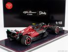 ALFA ROMEO  F1  C43 TEAM STAKE N 24 DUTCH NETHERLANDS GP 2023 ZHOU GUANYU - CON VETRINA - WITH SHOWCASE  BLACK RED