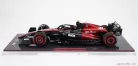 ALFA ROMEO  F1  C43 TEAM STAKE N 24 SPANISH GP 2023 ZHOU GUANYU - CON VETRINA - WITH SHOWCASE  BLACK RED