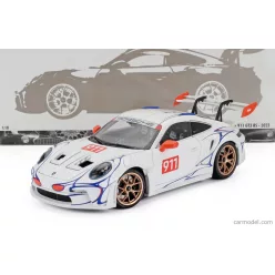 PORSCHE  911 992 GT3 RS N 911 COUPE 2023  WHITE ORANGE