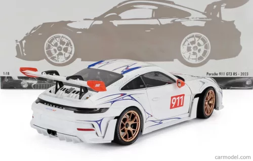 PORSCHE  911 992 GT3 RS N 911 COUPE 2023  WHITE ORANGE