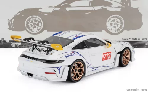 PORSCHE  911 992 GT3 RS N 911 COUPE 2023  WHITE YELLOW