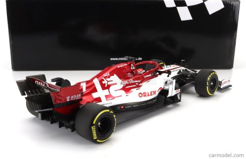 ALFA ROMEO  F1  C39 TEAM RACING ORLEN N 7 AUSTRIAN GP 2020 KIMI RAIKKONEN  WHITE RED MET