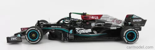 MERCEDES GP  F1  W12 MERCEDES M12 EQ POWER+ TEAM AMG PETRONAS MOTORSPORT FORMULA ONE N 44 WINNER BRAZILIAN GP (WITH FLAG) 2021 LEWIS HAMILTON
