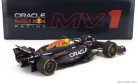RED BULL  F1  RB20 TEAM ORACLE RED BULL RACING N 1 WORLD CHAMPION WINNER EMILIA ROMAGNA IMOLA GP 2024 MAX VERSTAPPEN  BLUE YELLOW RED