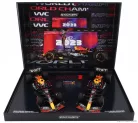 RED BULL  SET 2X F1  RB19 TEAM ORACLE RED BULL RACING N 1 WORLD CHAMPION 2nd SPRINT RACE + WINNER QATAR GP 2023 MAX VERSTAPPEN  MATT BLUE