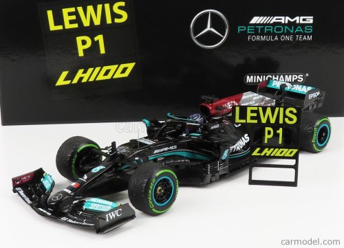 MERCEDES GP  F1  W12 MERCEDES M12 EQ POWER+ TEAM AMG PETRONAS MOTORSPORT FORMULA ONE N 44 WINNER SOTCHI RUSSIAN GP 2021 LEWIS HAMILTON - 100th VICTORY F1 - WITH PIT BOARD