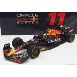   RED BULL  F1  RB18 TEAM ORACLE RED BULL RACING N 11 POLE POSITION SAUDI ARABIA GP 2022 SERGIO PEREZ  MATT BLUE YELLOW RED
