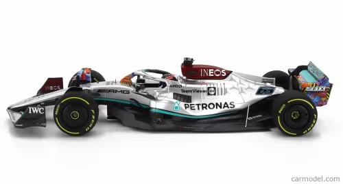 MERCEDES GP  F1 W13E TEAM MERCEDES-AMG PETRONAS F1 N 63 5th MIAMI GP 2022 GEORGE RUSSEL  SILVER GREEN