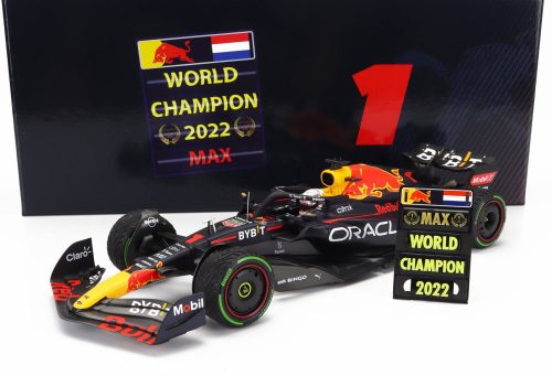 RED BULL - F1 RB18 TEAM ORACLE RED BULL RACING N 1 WINNER JAPAN GP WITH PIT BOARD WORLD CHAMPION 2022 MAX VERSTAPPEN
