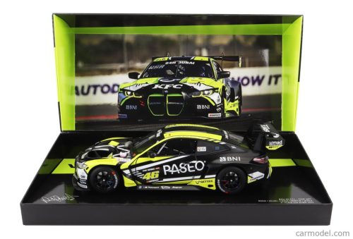 BMW  4-SERIES M4 GT3 TEAM WRT N 46 3rd 24h DUBAI 2023 VALENTINO ROSSI - SEAN GELAEL - MAX HESSE - MAXIME MARTIN - TIMOTHY WHALE  YELLOW BLACK