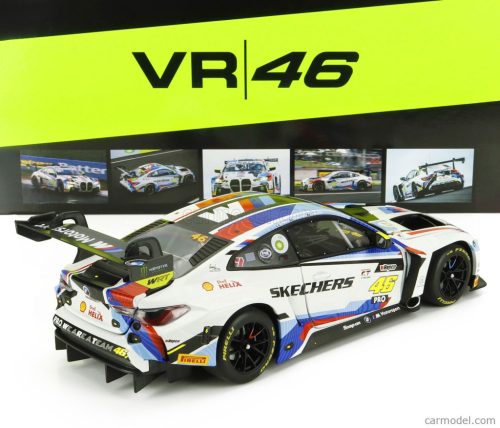 BMW  4-SERIES M4 GT3 TEAM WRT N 46 12h BATHURST 2024 VALENTINO ROSSI - MAXIME MARTIN - RAFFAELE MARCIELLO  WHITE BLUE RED BLACK