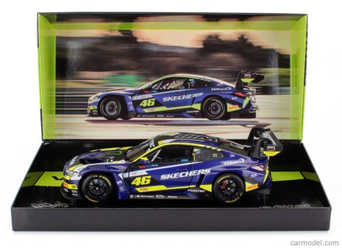 BMW  4-SERIES M4 GT3 TEAM WRT N 46 4h LE CASTELLET 2024 VALENTINO ROSSI - MAXIME MARTIN - RAFFAELE MARCIELLO  BLUE YELLOW BLACK