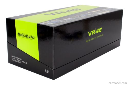 BMW  4-SERIES M4 GT3 TEAM WRT N 46 4h LE CASTELLET 2024 VALENTINO ROSSI - MAXIME MARTIN - RAFFAELE MARCIELLO  BLUE YELLOW BLACK