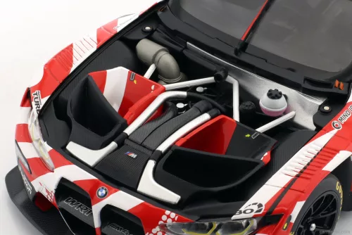 BMW  4-SERIES M4 GT3 P58 3.0L I6 TURBO TEAM WRT N 31 2nd LMGT3 CLASS 24h LE MANS 2024 AUGUSTO FARFUS - SEAN GELAEL - DARREN LEUNG  RED WHITE BLACK