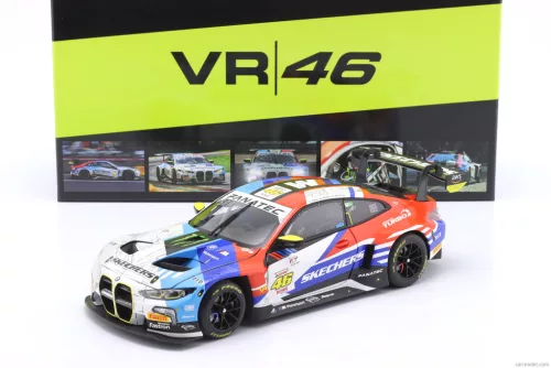 BMW  4-SERIES M4 GT3 TEAM WRT N 46 24h SPA 2024 VALENTINO ROSSI - MAXIME MARTIN - RAFFAELE MARCIELLO  WHITE BLUE RED