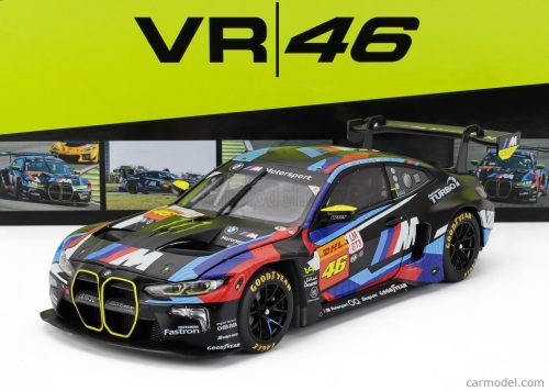 BMW  4-SERIES M4 GT3 TEAM WRT N 46 6h SAU PAULO 2024 VALENTINO ROSSI - MAXIME MARTIN - AHMAD AL HARTHY  BLACK WHITE RED BLUE