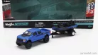 FORD USA  F-150 SVT RAPTOR PICK-UP WITH BASS BOAT AND TRAILER 2021  BLUE BLACK