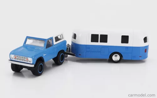 FORD USA  BRONCO WITH ROULOTTE 1966  BLUE WHITE