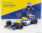 WILLIAMS  F1  FW14B RENAULT N 5 WORLD CHAMPION SEASON 1992 NIGEL MANSELL  BLUE YELLOW WHITE