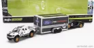 FORD USA  F-150 RAPTOR PICK-UP 2010 WITH TRAILER CAR TRANSPORTER + GT N 2 2017  BLACK SILVER