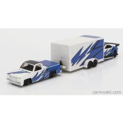   CHEVROLET  1500 PICK-UP WITH TRAILER CAR TRANSPORTER + SUBARU BRX 2019  BLUE WHITE