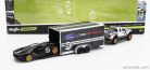 FORD USA  F-150 RAPTOR PICK-UP 2010 WITH TRAILER CAR TRANSPORTER + GT N 2 2017  BLACK SILVER