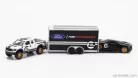 FORD USA  F-150 RAPTOR PICK-UP 2010 WITH TRAILER CAR TRANSPORTER + GT N 2 2017  BLACK SILVER