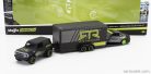 FORD USA  BRONCO 2021 WITH TRAILER CAR TRANSPORTER + MUSTANG GT COUPE RTR VEHICLES 2015  GREY YELLOW
