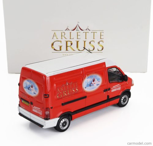 RENAULT  MASTER VAN ARLETTE GRUSS 2003  RED WHITE