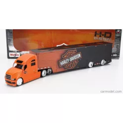   TRUCK  H-D HAULERS TRUCK HARLEY DAVIDSON CAR TRANSPORTER 2021  ORANGE BLACK