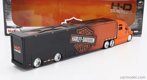 TRUCK  H-D HAULERS TRUCK HARLEY DAVIDSON CAR TRANSPORTER 2021  ORANGE BLACK