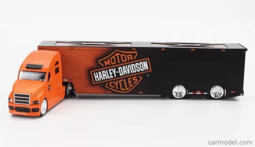 TRUCK  H-D HAULERS TRUCK HARLEY DAVIDSON CAR TRANSPORTER 2021  ORANGE BLACK