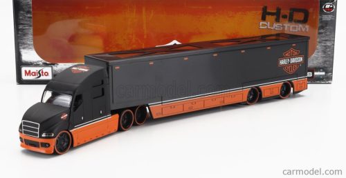 TRUCK  H-D HAULERS TRUCK HARLEY DAVIDSON CAR TRANSPORTER 2021  BLACK ORANGE