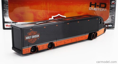 TRUCK  H-D HAULERS TRUCK HARLEY DAVIDSON CAR TRANSPORTER 2021  BLACK ORANGE