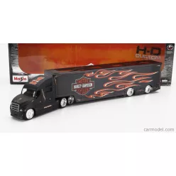   TRUCK  H-D HAULERS TRUCK HARLEY DAVIDSON CAR TRANSPORTER 2021  MATT BLACK