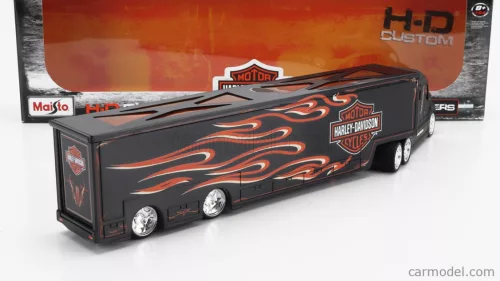 TRUCK  H-D HAULERS TRUCK HARLEY DAVIDSON CAR TRANSPORTER 2021  MATT BLACK