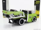 CHEVROLET  C-60 FLATBED CAR TRANSPORTER 1966 WITH CHEVROLET EL CAMINO PICK-UP CUSTOM 1959  LIGHT GREEN MET