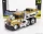 MACK  R685ST FLATBED TRUCK CAR TRANSPORTER WITH CHEVROLET C-10 PICK-UP CUSTOM 1972  GOLD WHITE