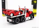 MACK  R685ST FLATBED TRUCK CAR TRANSPORTER WITH LAMBORGHINI COUNTACH CUSTOM 1988  RED BLACK