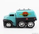 FORD USA  COE FUEL TANKER TRUCK GASOLINE 3-ASSI CUSTOM 1950  LIGHT BLUE BLACK