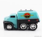 FORD USA  COE FUEL TANKER TRUCK GASOLINE 3-ASSI CUSTOM 1950  LIGHT BLUE BLACK