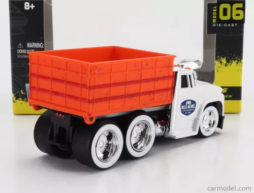 CHEVROLET  C-60 GRAIN TRUCK 3-ASSI CUSTOM 1966  WHITE ORANGE