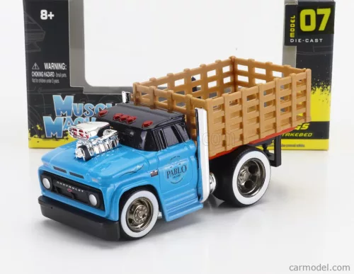 CHEVROLET  C-60 TRUCK STAKEBED PABLO 3-ASSI CUSTOM 1966  BLUE