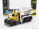 MACK  B-61 TANKER TRUCK GASOLINE 3-ASSI CUSTOM 1953  YELLOW SILVER